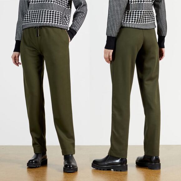 Ted Baker Vveria Relaxed Side Trim Jersey Knit Jogger Pant Olive size 2 US 6 NWT - Picture 8 of 12